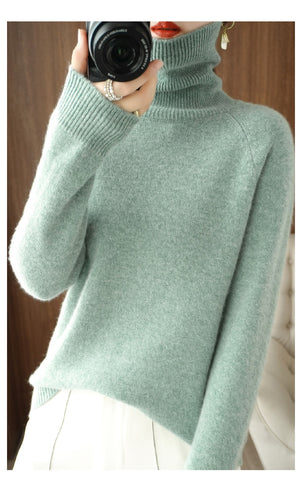 Softwarm Pull douillet en tricot de cachemire