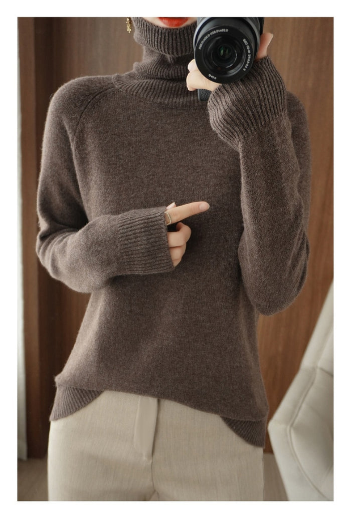 Softwarm Pull douillet en tricot de cachemire