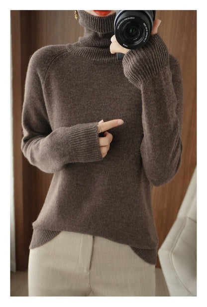 Softwarm Pull douillet en tricot de cachemire