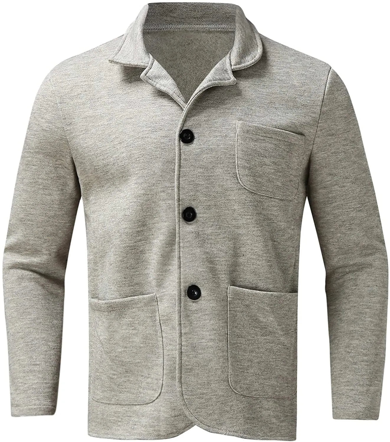 Cardigan pour homme avec patte de boutonnage