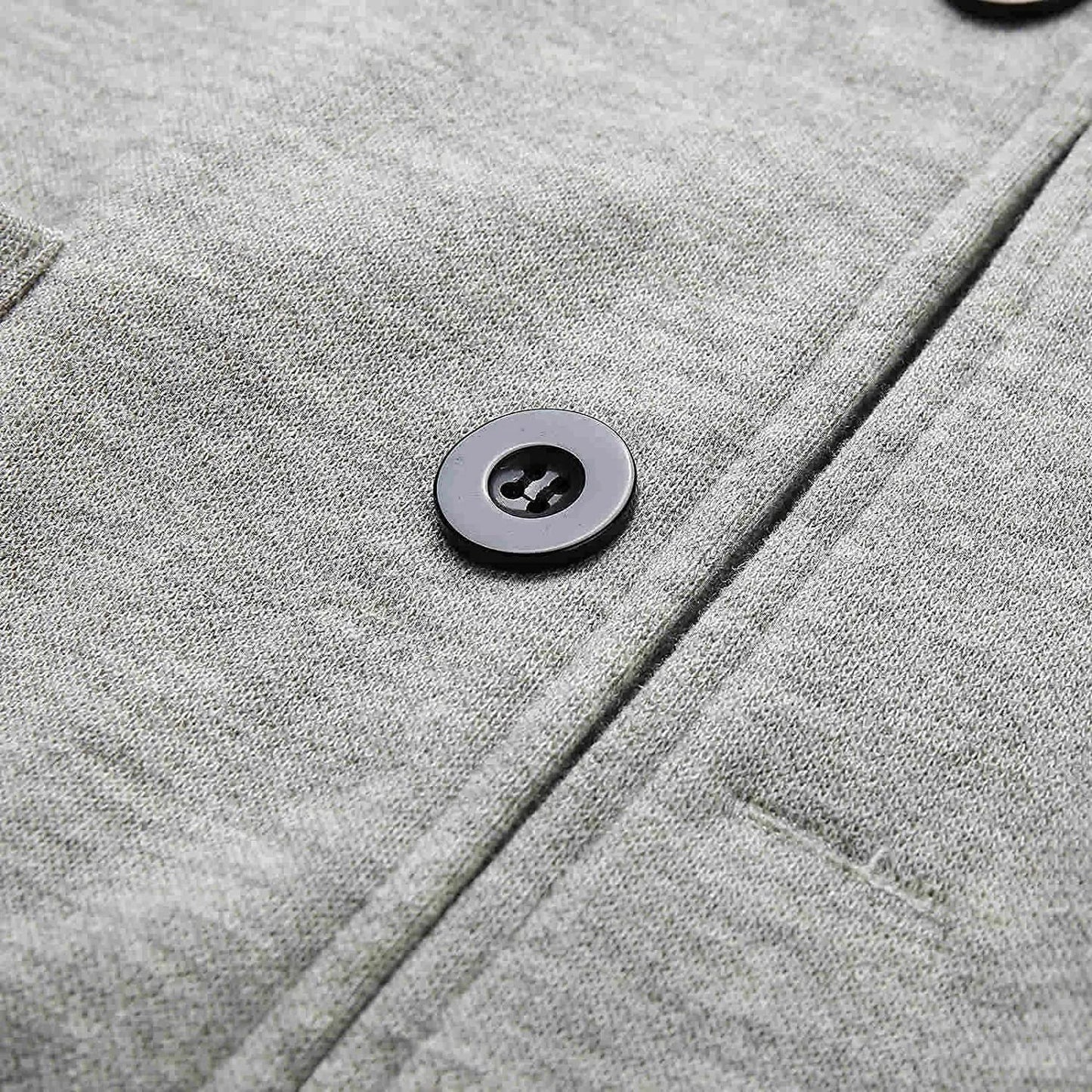 Cardigan pour homme avec patte de boutonnage