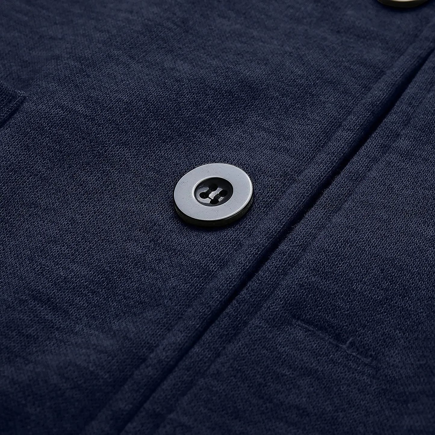 Cardigan pour homme avec patte de boutonnage